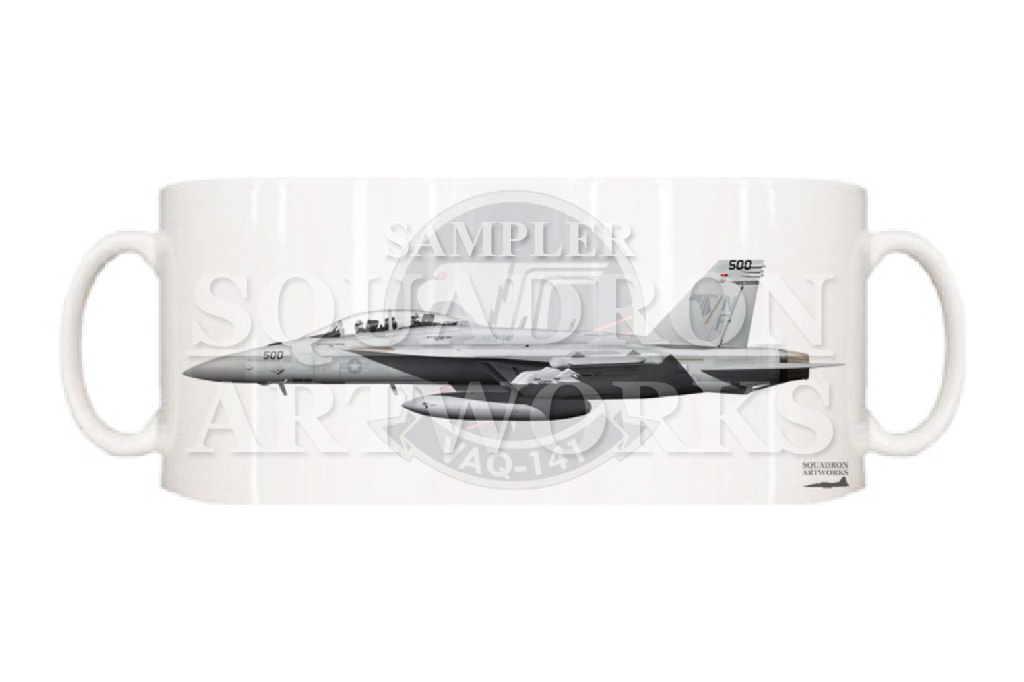 マグカップ　EA-18G グラウラー VAQ-141 “シャドウホークス”　2025　“168893”