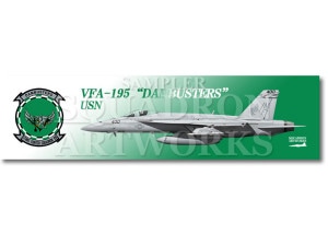 ���ޥ��ͥåȡ��ġ�F/A-18E �����ѡ��ۡ��ͥå� VFA-195 �ȥ���Х��������ɡ�2025����166901��