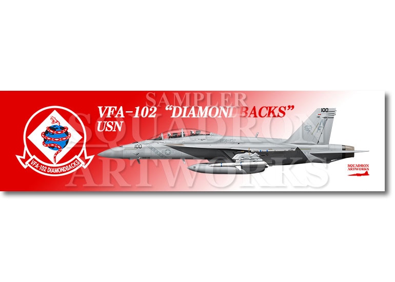 ★マグネット★彡　F/A-18F スーパーホーネット VFA-102　“ダイヤモンドバックス”　2025　“170320”