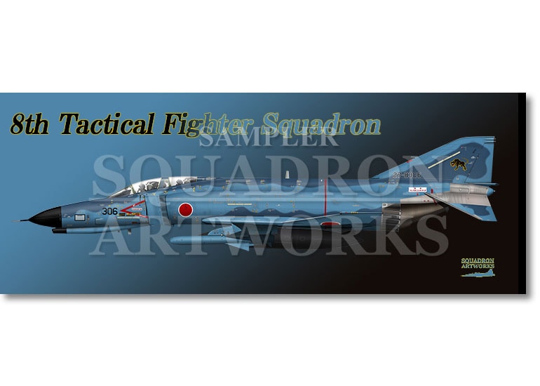 フェイスタオル　 第8飛行隊　F-4EJ改　“27-8306”　洋上迷彩