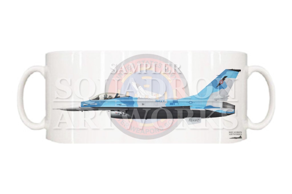マグカップ　F-16A　Naval Strike and Air Warfare Center　“90-0947”