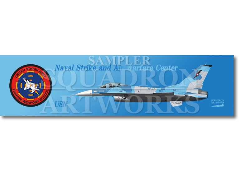 涼感クールマフラータオル　F-16A　Naval Strike and Air Warfare Center　“90-0947”