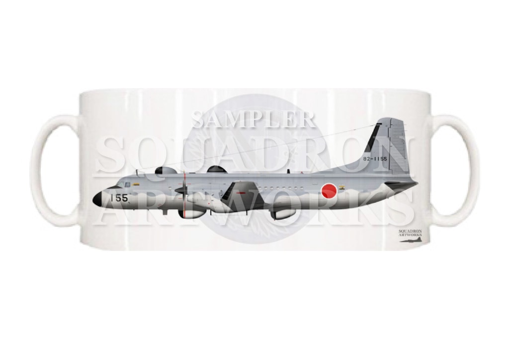 マグカップ　YS-11EB　航空戦術教導団　電子作戦群　電子飛行測定隊　“82-1155”