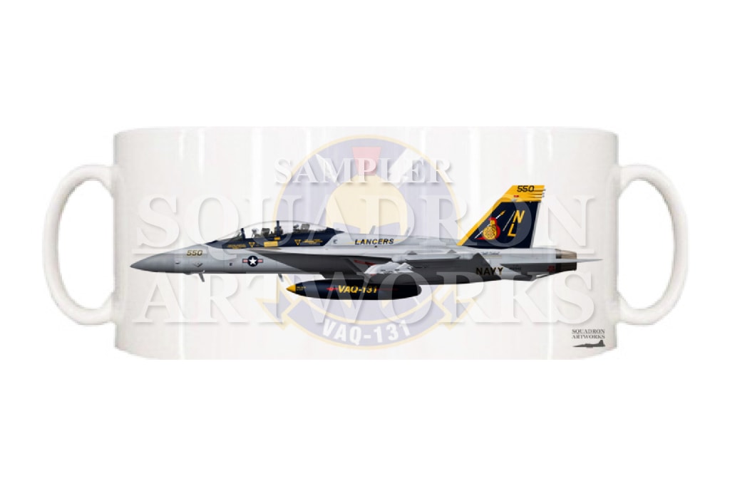 マグカップ　EA-18G グラウラー　VAQ-131　“LANCERS”　2024　“166942”