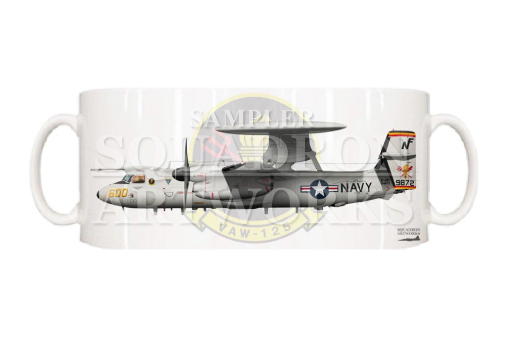 マグカップ　E-2D　ホークアイ　VAW-125　Tigertails　600　“169872”