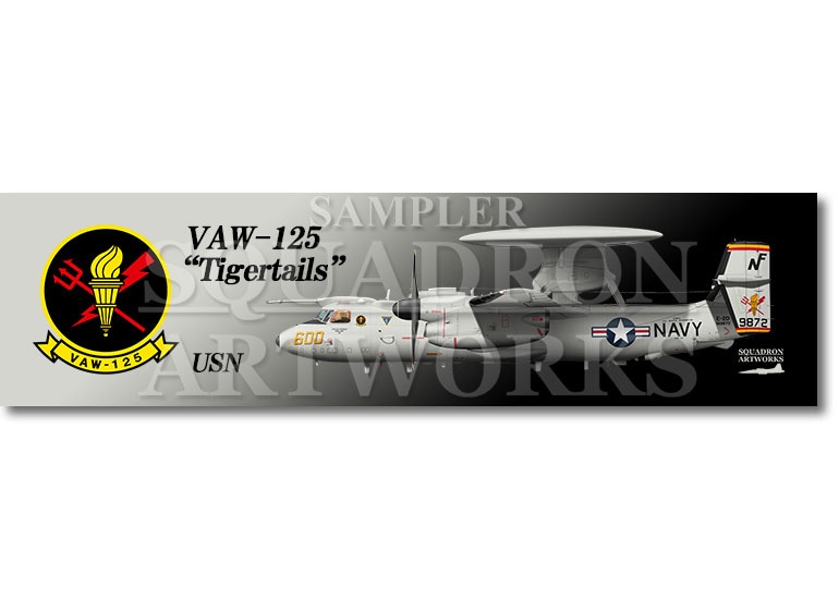 涼感クールマフラータオル　E-2D　ホークアイ　VAW-125　Tigertails　600　“169872”