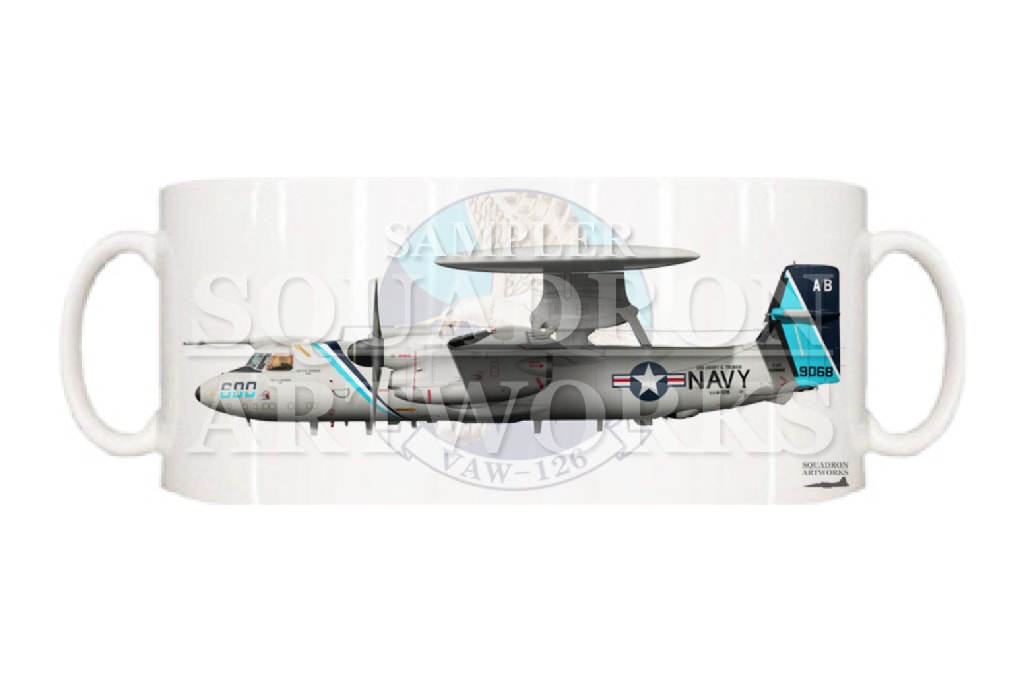 マグカップ　E-2D　ホークアイ　VAW-126　Seahawks　600　“169068”
