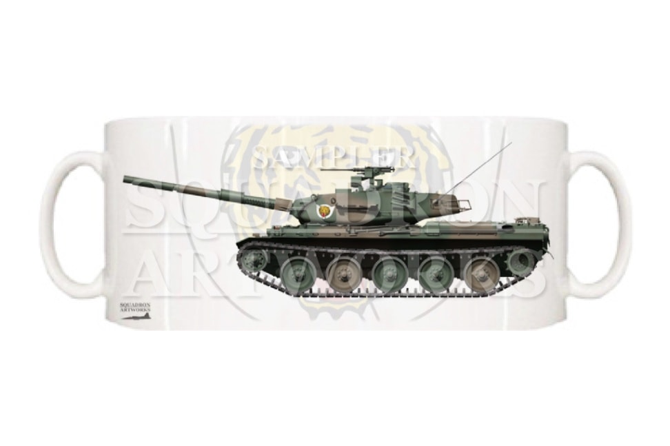 マグカップ　74式戦車　Type74　東部方面隊　第12師団　第12戦車大隊