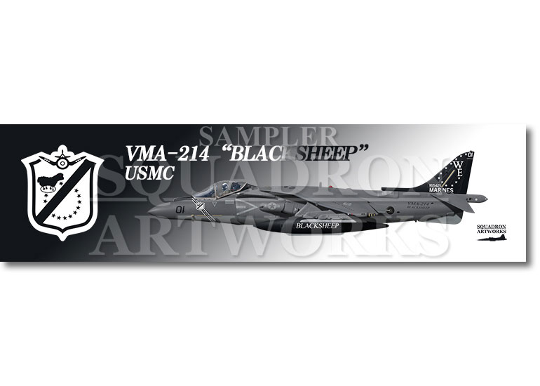 ★マグネット★彡　AV-8B+ Harrier Ⅱ　VMA-214 BLACKSHEEP　“165421”