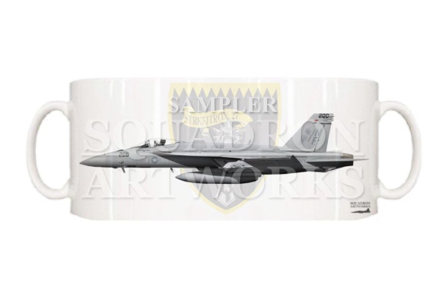 マグカップ　F/A-18E スーパーホーネット　VFA-27 “ロイヤルメイセス”　2025　“168363”