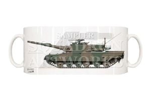 マグカップ　90式戦車　陸上自衛隊　富士教導団　戦車教導隊　第5戦車中隊