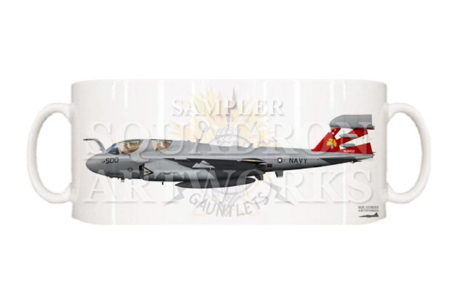 マグカップ　EA-6B　プラウラー　VAQ-136　“Gauntlets”　“164402”