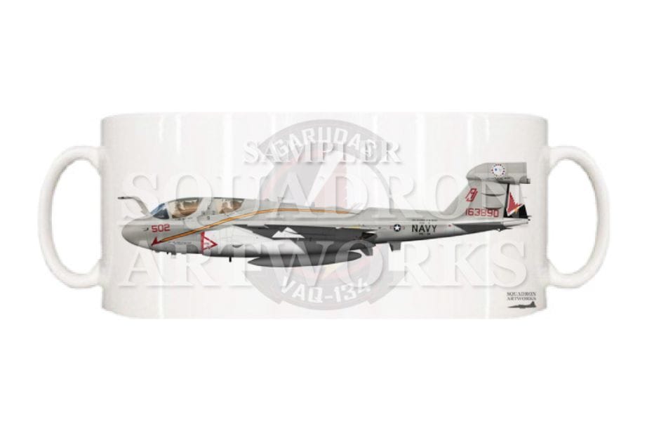 マグカップ　EA-6B　プラウラー　VAQ-134　“Garudas”　“163890”