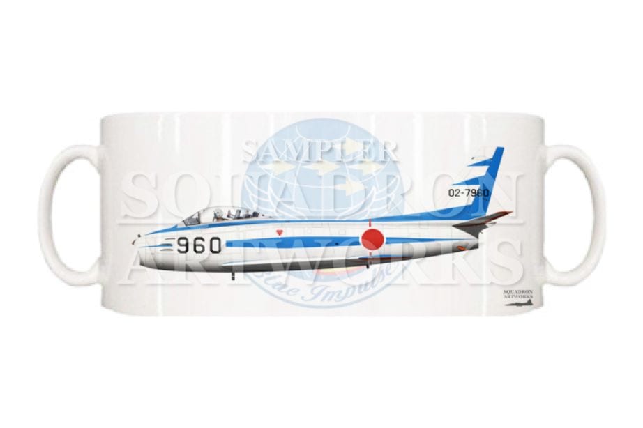 マグカップ　F-86F　ブルーインパルス　“02-7960”