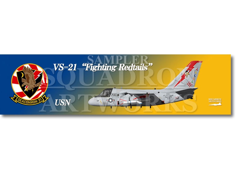 【ステッカー】　S-3B Viking VS-21 Fighting Redtails　USS Independence "160156"
