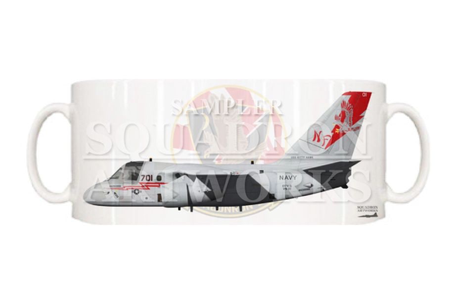 マグカップ　VS-21 Fighting Redtails　USS KItty Hawk 701　"160135"