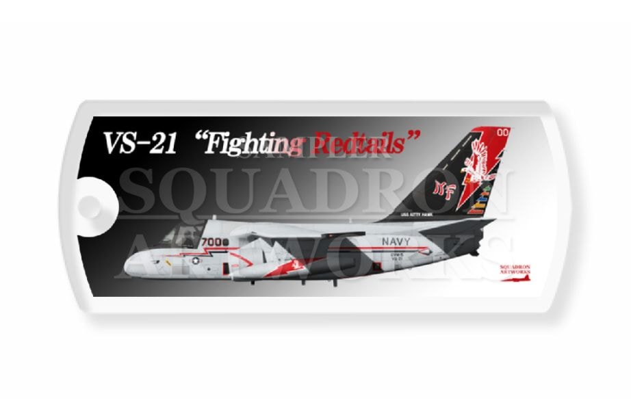 ドッグタグキーホルダー　S-3B　バイキング　VS-21 ファイティング・レッドテイルズ　700　"160123"