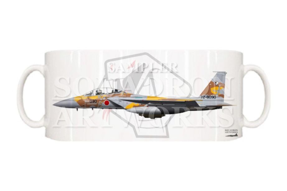 マグカップ　F-15DJ　イーグル　飛行教導群　アグレッサー　"72-8090"　2025
