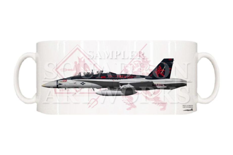 マグカップ　F/A-18D Hornet VMFA-232 “Red Devils”　2026　”164659”　00