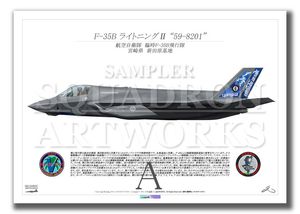 F-35B��Lightning�������ĸ����ϡ��׻�F-35B�����⡡��ǰ����������59-8201�ɡ���A3������ Print)