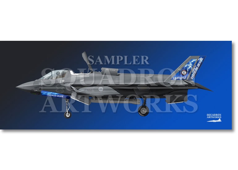 フェイスタオル　F-35B　LightningⅡ　新田原基地　臨時F-35B飛行隊　記念塗装機　“59-8201”