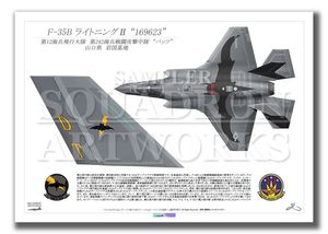 F-35B��Lightning����VMFA-242��Bats����169623��  2026��Tail-Top��(A2 Size Print)