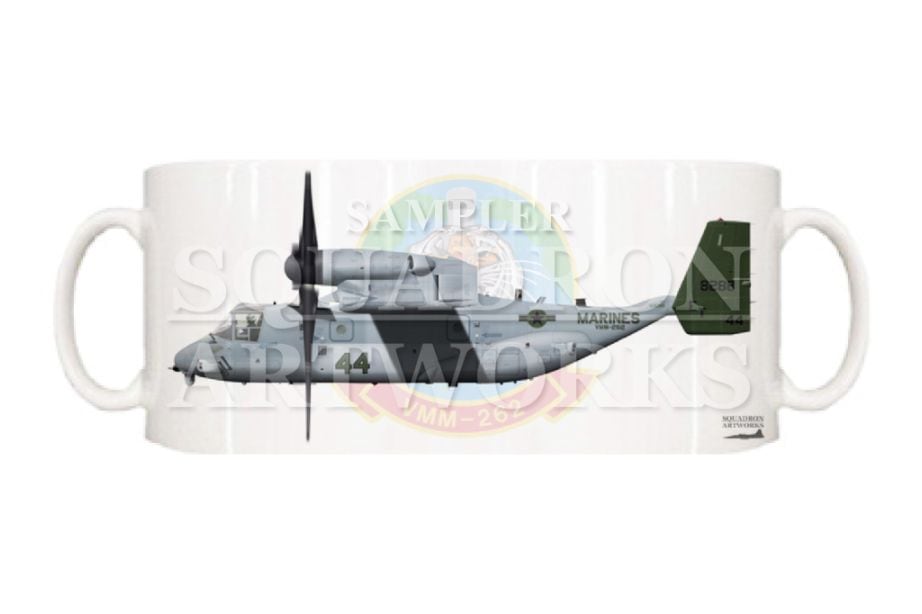 マグカップ　MV-22B オスプレイ VMM-262　“Flying Tigers”　168288