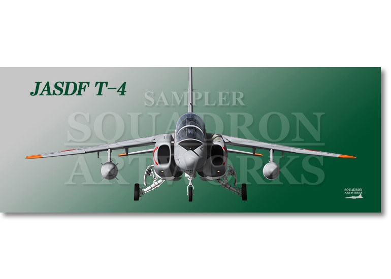 フェイスタオル　Front View　T-4　航空自衛隊　第303飛行隊