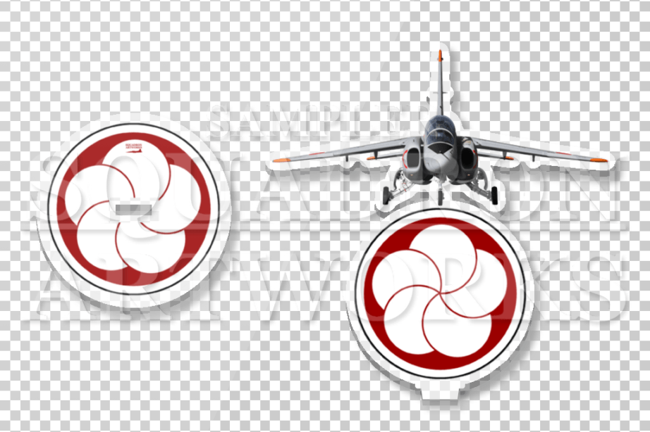 アクリルスタンド　JASDF　T-4　Front View　第305飛行隊