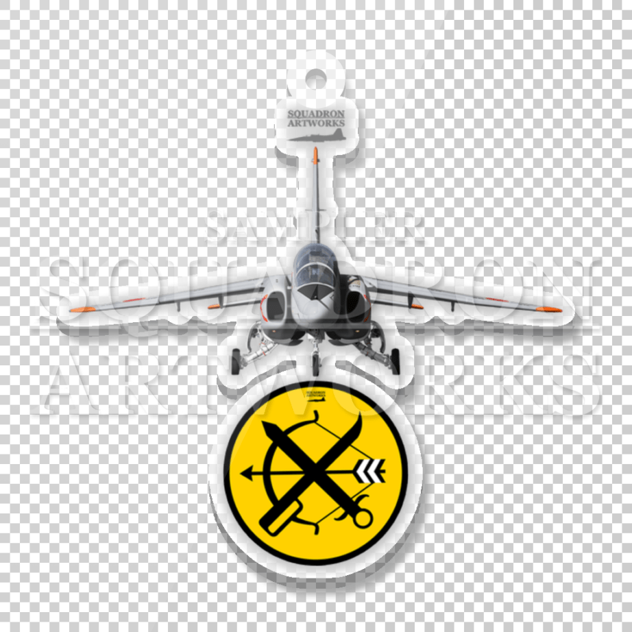 アクリルキーホルダー　JASDF　T-4　Front View　第6飛行隊