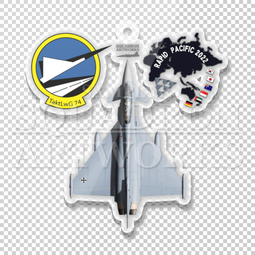 アクリルキーホルダー　Eurofighter Typhoon　JG74　“30+72” 