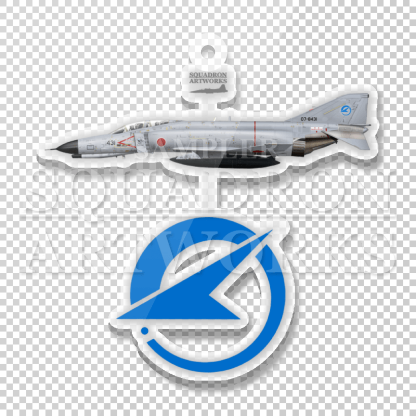 アクリルキーホルダー　F-4EJ改　飛行開発実験団　Last Phantom "07-8431"
