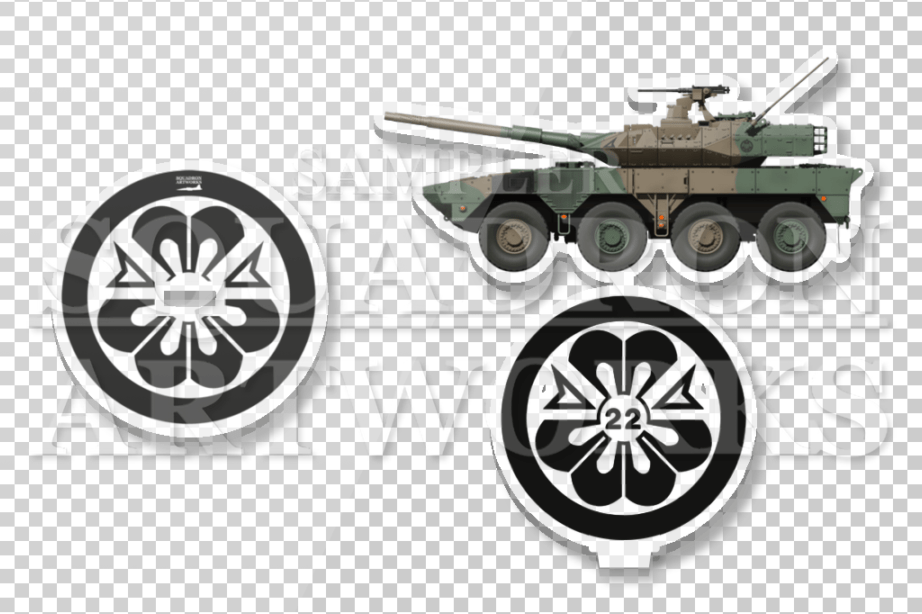 アクリルスタンド　16式機動戦闘車　16MCV　東北方面隊　第6師団　第22即応機動連隊