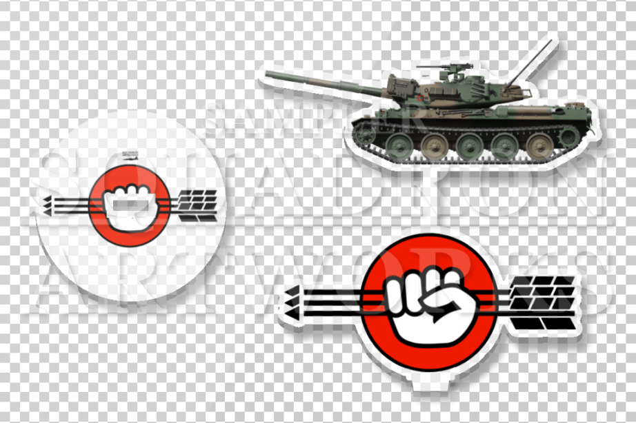 アクリルスタンド　74式戦車　Type74　中部方面隊　第13旅団　第13戦車中隊