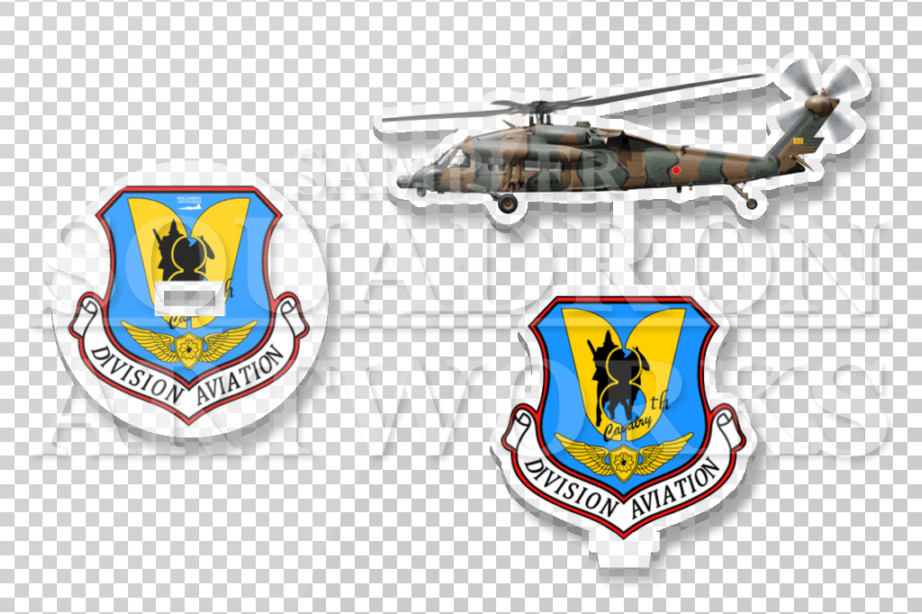 アクリルスタンド　UH-60JA　西部方面隊　第8師団　第8飛行隊　"JG-43106"