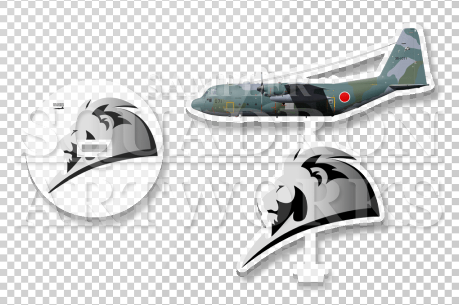 アクリルスタンド　C-130H　航空支援集団　第401飛行隊　“35-1071”