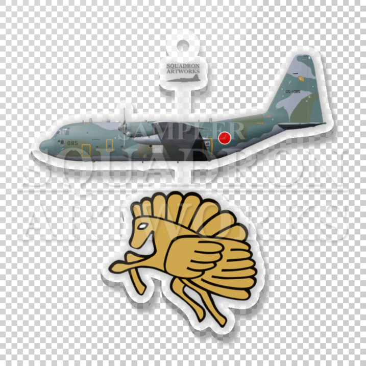 アクリルキーホルダー　C-130H　第401飛行隊　“05-1085”