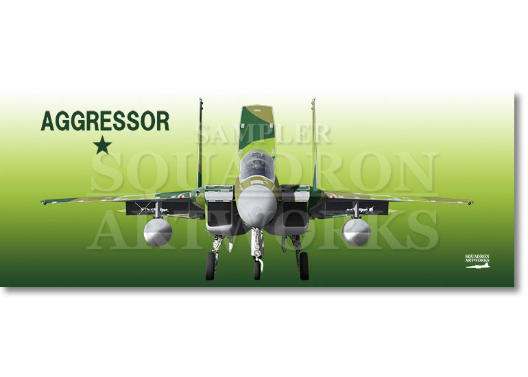 フェイスタオル　航空自衛隊　JASDF　F-15DJ　イーグル　Front View　飛行教導群　"92-8070"