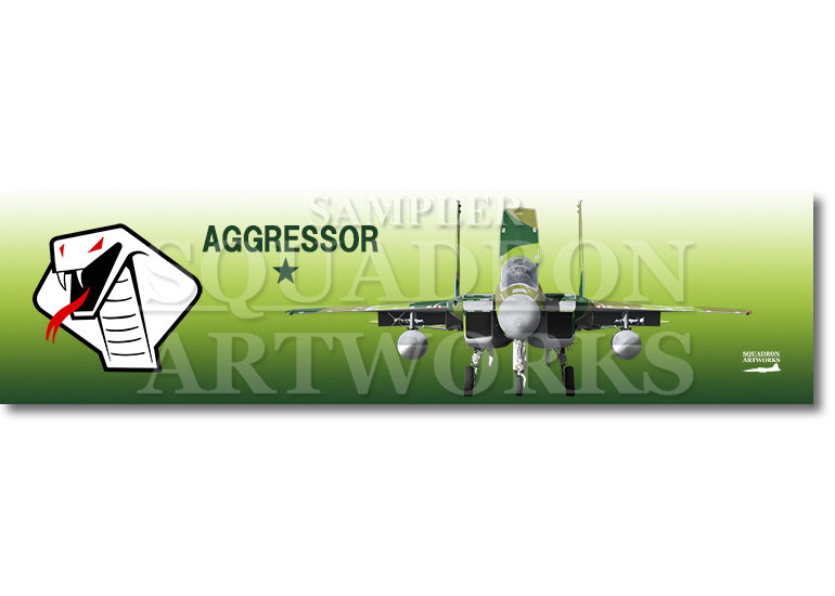 ステッカー】 航空自衛隊 JASDF F-15DJ イーグル Front View 飛行教導