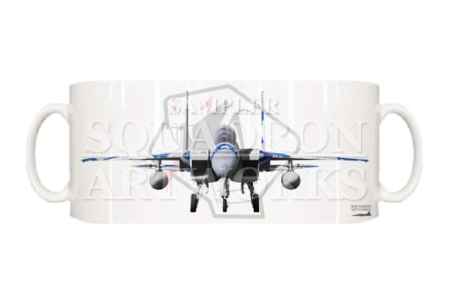 マグカップ　航空自衛隊　JASDF　F-15DJ　イーグル　Front View　飛行教導群　"82-8093"