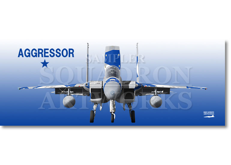 フェイスタオル　航空自衛隊　JASDF　F-15DJ　イーグル　Front View　飛行教導群　"82-8093"