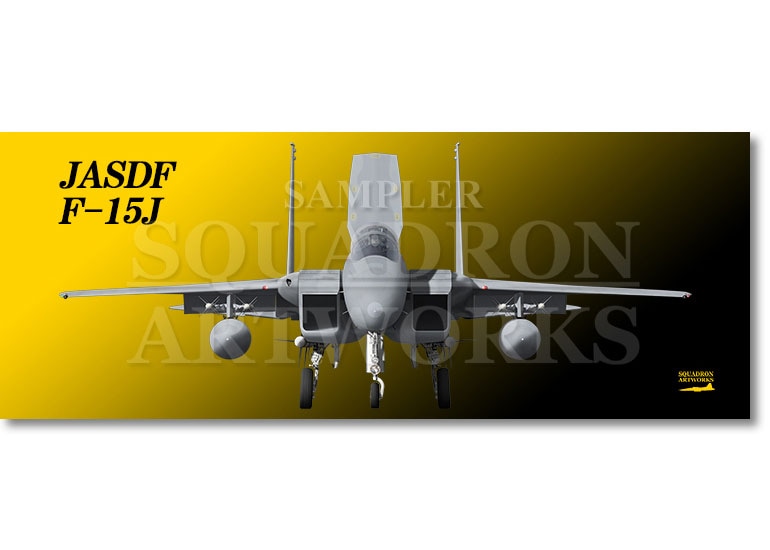 フェイスタオル　航空自衛隊　JASDF　F-15J　Eagle　Front View