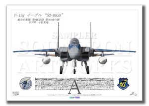Top view 縦向き” F-15J イーグル 第303飛行隊 航空自衛隊 創設70周年