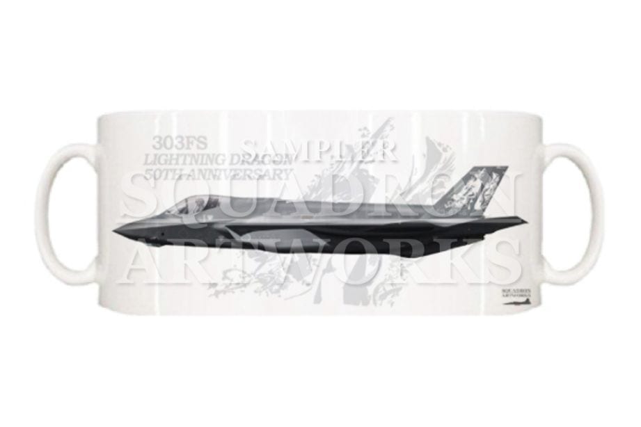 マグカップ　F-35A　LightningⅡ　第303飛行隊　2026　LIGHTNING DRAGON　“59-8746”
