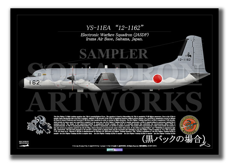 「YS-11EA 航空戦術教導団 電子作戦群 電子戦隊 “12-1162” （A3サイズ Prints)」アビエーションプリント通販｜STJ ...
