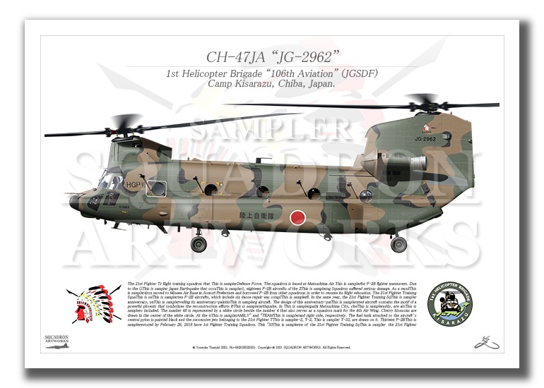 CH-47JA 第1ヘリコプター団 第106飛行隊 