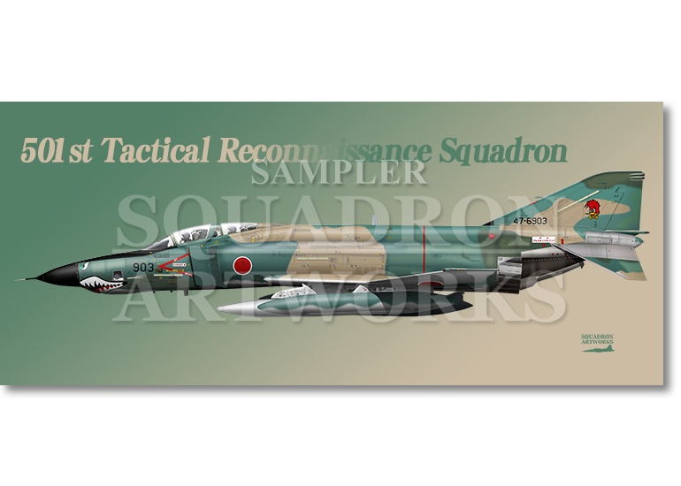 フェイスタオル RF-4E ファントムⅡ“47-6903”」アビエーションプリント