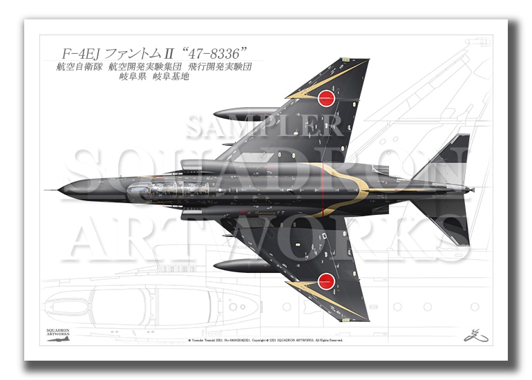 Top view ɡF-4EJ եȥ୶ 47-8336 ADTW 60th Anniversary A2 Prints)