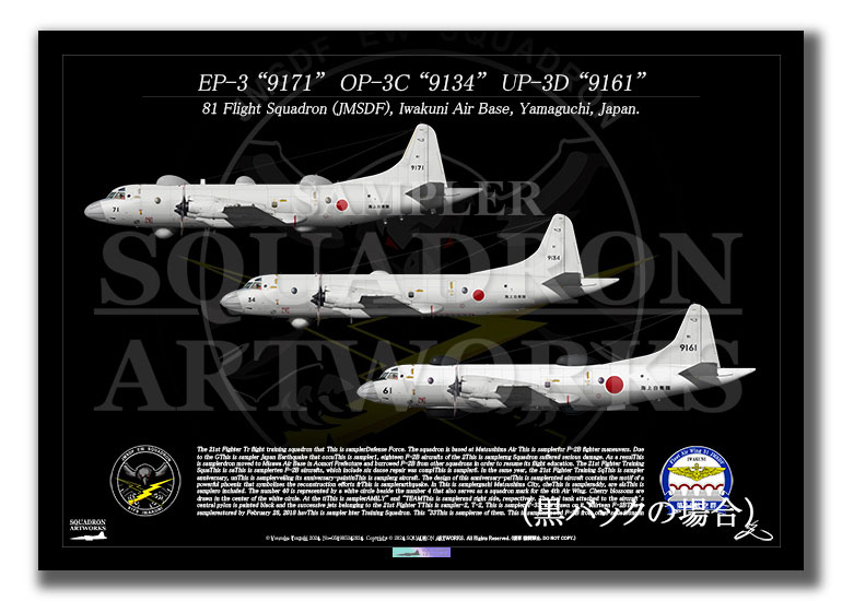 EP-3 OP-3C UP-3D 海上自衛隊 第31航空群 第81航空隊 3機ver （A4