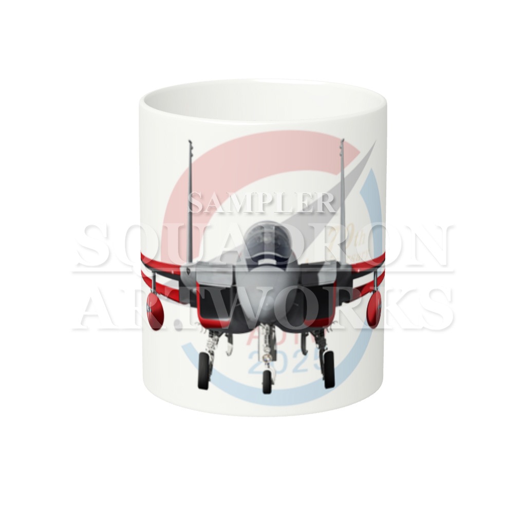 マグカップ F-15J イーグル 飛行開発実験団 創設70周年記念 2025 Front View